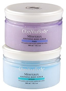 2x Original Obey Your Body Body Scrub REINIGENDES KÖRPERPEELING Obeyyourbody Duft Paris und Ocean je 300ml