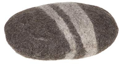 FELTINESS Stein Filz Kissen, Kleiner Filz Kieselstein 100% Wolle