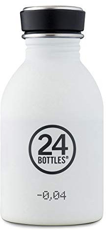 24BOTTLES Urban 250ml Ice, Botella Unisex Adulto, Blanco (White), 250 Ml