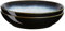 Denby - Halo Pasta Bowls Set of 2 - Reactive Glaze Dishwasher Microwave Safe Crockery 1050ml - Black, Grey Ceramic Stoneware Tableware - Chip & Crack Resistant