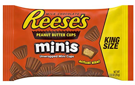 Reese's Peanut Butter Cups Minis King Size 2.5 oz (70 g)