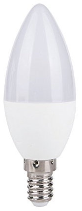 NCC-Licht LED Leuchtmittel Kerze 7W = 40W E14 matt 560lm kaltweiß 6500K Tageslicht (1 Stück)
