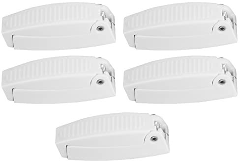 Support de Porte remplacement pour VR Loquet remplacement pour les Bagages de Voyage de Remorque de Camping-car RV Remplace les Clips à Ressort en Plastique pour crochet porte soute camping car,bloc p