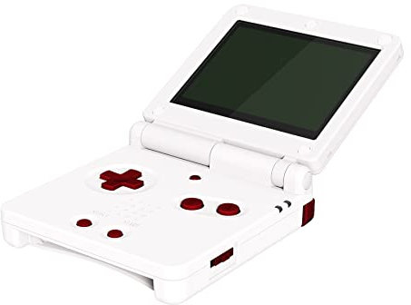 eXtremeRate Tasten Set für Nintendo Gameboy Advance SP, DIY-Ersatz Buttons Replacement D-Pad A B L R Knöpfe Ersatztaste Zubehör für Nintendo für GBA SP Console-Scarlet Red(Ohne Konsole)