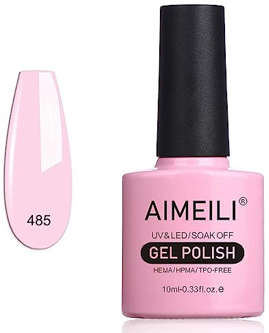 AIMEILI UV LED Gellack ablösbarer Gel Nagellack Nude Pink Gel Nail Polish - (485) 10ml