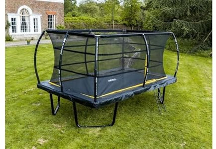 8ft x 12ft Telstar Elite Rectangle Trampoline Package INCLUDING COVER, LADDER and DELIVERY