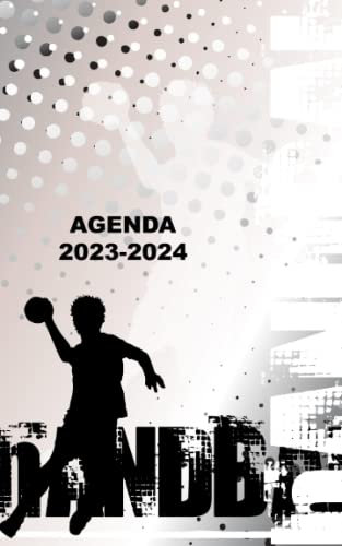 AGENDA 2023 2024: agenda scolaire 2023 2024 handball planificateur journalier 1 page par jour - Organiseur scolaire de septembre 2023 à juillet 2024 pour étudiants, collège, Lycée - Format A5