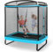 SPOTRAVEL 6FT Recreational Trampoline, 2-in-1 Kids Jumping Trampoline with Swing, Outdoor Fitness Bounce Trampoline for Children Adults (Blue)