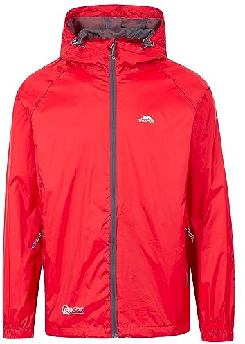 Trespass Unisex adulto Qikpac Jacket Compacto Enrollable Impermeable Chubasquero