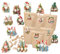 Adventskalender zum Befüllen : 2023 DIY Adventskalender Zahlen Sticker zum Selbstbefüllen groß mit 24 Adventskalender Kraftpapier Tüten Waldtiere Weihnachts wichtel Zwerge