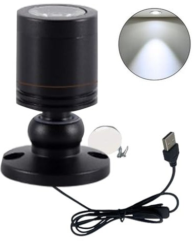 1 foco de suelo – Luces LED para interiores, luces regulables para plantas, focos de batería RGB, foco cálido, iluminación de acento para iluminación de imágenes, obras de arte