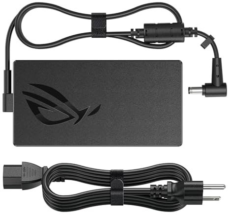 Asus 200W Laptop Charger for Rog Strix G15/G17, TUF Gaming F17/F15, Vivobook Pro 15 - 20V /10A AC Adapter (6.0 x 3.7mm)
