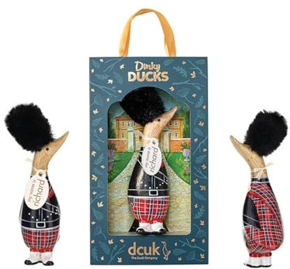 DCUK Schottische Wache, Holzfigur Ente in Geschenkbox