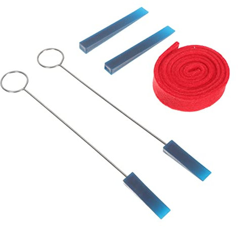 Toyvian 1set Piano Tuning Mute with Handles Creative Piano Silencers Flexible Mute Rods for Tuning and Repair Essential Piano Tuning Supplies for Musicians