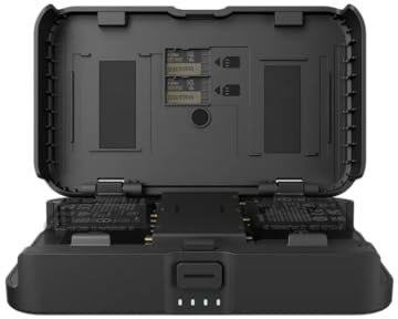 Insta360 Tragbare Ladehülle für 2 Akkus, 2 microSD-Karten, 4K UHD Video, Actionkamera