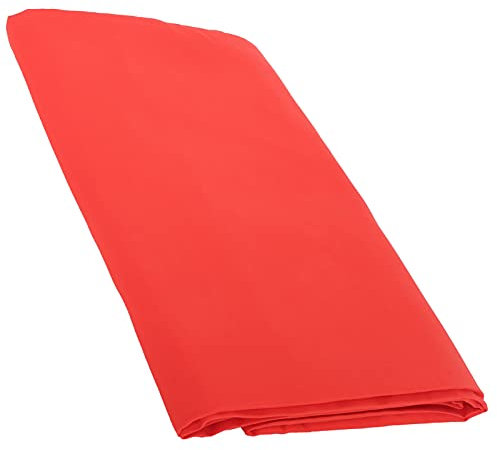 Foto Hintergrundbildschirm, Baumwoll -Anti -Falten -Foto -Hintergrund -Vorhang mit Clips für Foto für Video für Studio (Rot (PU5214R))