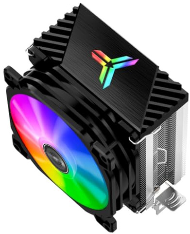 Gadpiparty Ventilateur Cpu De Refroidissement Rgb Pour Tour Ordinateur Ventilateur De Processeur Amovible Avec Conception Double Chaleur Noir