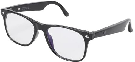AI -Übersetzer Brille Smart Brille mit Echtzeit 134 Sprachen Übersetzung, Bluetooth 6.0 IP65 Regenfisch Blaues Licht Blockierende Smart Brille für Reisen, Magnetische