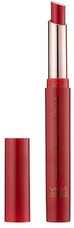 MUA Satin Sheen Lip Stylo Lipstick, Razzleberry (Pack of 1) | Berry-Toned Red Shade, Hydrating Satin Finish, Highly Pigmented, Vegan & Cruelty Free