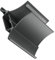 ZJchao Supporto per Laptop, Supporto per Laptop Space Saving Desk Organizzatore Notebook Stand Verticale Porta del Porta Desktop per la Casa per la Casa (BLACK)