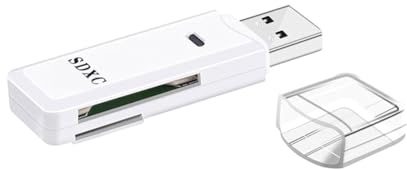 Koolenry USB 3.0 2 in 1 HighSpeed Memory Card Reader Adapter High Speed Data Transmission Up to 5Gbps Compatibility Multiple for Camera Memory Card Reader for PC SD Card to USB Adapter B