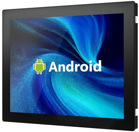 NORQIN PC Panel Tactile Industriel Intégré Interactif 17 Pouces Android 11,Tablette Multi-Tactile Capacitive avec Écran Avant IP65,WiFi & BT,Ports HDMI/USB pour Bornes et Usines(2GB RAM,16GB SSD)