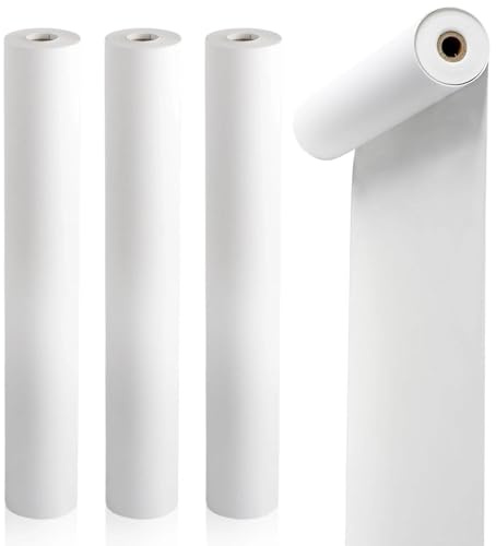 Dwitkul 4 Rouleaux Papier Thermique A4, 210 x 300 mm Imprimante Séchage Rapide sans BPA Compatible avec Imprimantes Thermiques pour Documents Photos et Pages Web (env. 80 Feuilles)