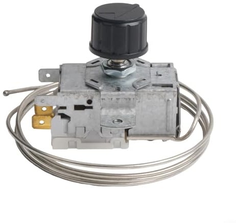 Termostato de control de temperatura para refrigerador K50, 220V-250V, sonda de 90 cm, conexión de 3 pines, para refrigerador, vitrina y enfriador