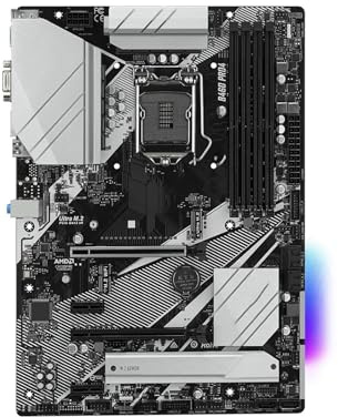 Placa Madre Placa Base Fit For Asrock B460 PRO4 Intel B460 LGA 1200 I3-10105 10600 10900F 10400F 10100 10105 CPU ATX NVMe SSD M.2 DDR4 128