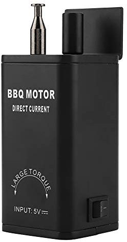 DC 5V BBQ Roast Rotisserie Grill Motor Roaster Barbecue Tool Accessories with USB Cable Black