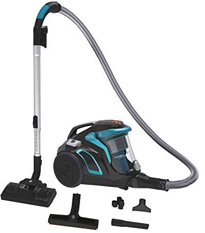 Hoover Aspiradora de Trineo Especial Parquet, Sin Bolsa, 850W, Filtro HEPA 13, Ciclónico, Depósito 2L, Cable 6m - HP700