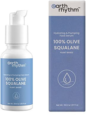 Earth Rhythm 100% Squalane Plant Derived Hydrating Plumping Face Serum - 30 ML