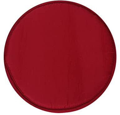 Sitzkissen 30 cm Rundes Stuhlkissen Sitzpolster für Stuhl Weiches Stuhlauflage Sitzauflage Dekokissen für Innen- & Außenbereich (Wein, 30X30CM)