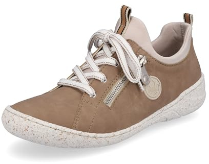 Rieker Damen Sneaker 54573-62 beige Gr. 40