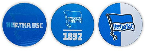 Hertha BSC Berlin Magnet 3er-Set mit Wechseleffekt Kühlschrankmagnet Lentikular Wackelbild