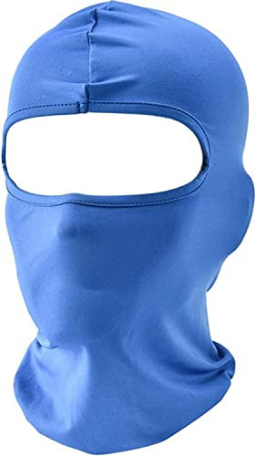 Sturmhaube Sommer Herbst Winter Balaclava für Outdoorsports Radfahren, Snowboarden, Skifahren, Motorrad Fahren UV-Schutz Winddicht Warm Gesichtshaube Skimaske Gesichtsmaske für Herren/Damen Blau