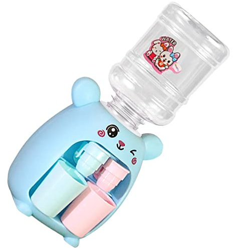 jojofuny Mini Water Dispenser Toy Boys and Girls Home Scene Drinking Fountain Model Simulation Water Dispenser Toy for Toddlers Pretend Play