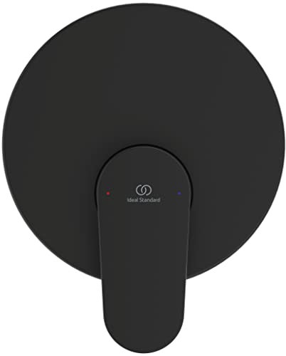 Ideal Standard - Cerafine O, Einhebelmischer für Einbaubrause, Ein Weg, Außenteile, Schwarz Seide