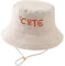 XYIYI Unisex Baby Kleinkind Niedliches Beige Sonnenhut Kinder für 1-2 Jahre Jungen Mädchen mit Breite Krempe,Doppelseitige Abnutzung Reversible