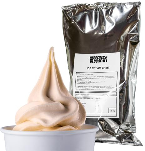 Mango Ice Cream Powder Mix 1.95Kg - Luxury Soft Serve - Superior Creamy Taste - Use Commercially Or At Home - Up to 128 servings