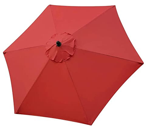 repuesto para sombrilla, cubierta sombrilla poliéster para patio al aire libre | Cubierta protectora lavable UV30+ para playa, terraza, parque infantil, jardín