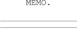MEMO. - Notebook A4 700 Pages