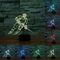 KINGCOO 3D Illusion Tischlampe Nachtlampe, LED 7 Farben ändern Touch Switch Schreibtischlampe Nachtlichter Schlummerleuchten für Kinder Valentinstag Geburtstags Geschenk (Eishockey-1)