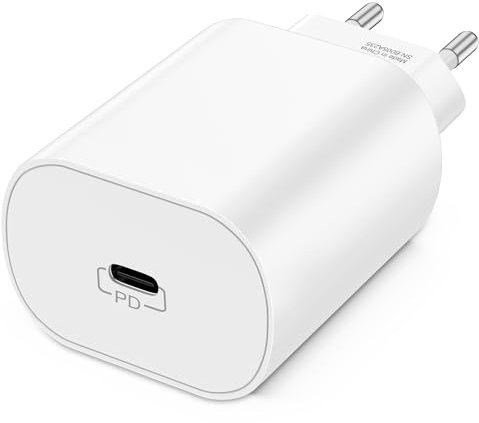 ARCCRA Caricatore USB C, Caricabatterie 20 W con PD3.0, Alimentatore/Presa/Spina Tipo-C, Spinotto/Adattatore Rapido, pour Cellulari (i Phone 16/15Pro/16e, Samsung Galaxy, Google Pixel 9, Tablet