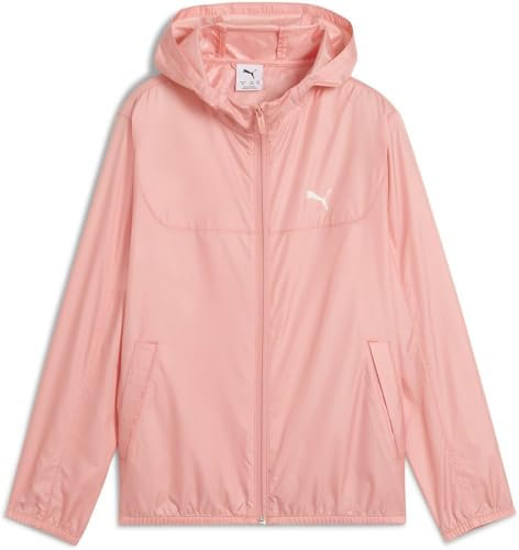 PUMA Ess Regular Windbreaker, Cortavientos Unisex Niños, Pink Fruit,
