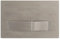 SPARES2GO Luxury Concealed Toilet Cistern Flush Plate Kit for Wall Hung Frame (Brushed Nickel, 245mm x 165mm)