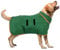 Microfiber Dog Drying Bag Super Absorbent Pet Bathrobe, Adjustable Collar & Belly Strap Fast Drying Coat