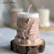Luxus-Home Weihnachts - Szene - Kerze - Rentier - Weihnachtsbaum & Herz - Motiv – Deko-Kerze für Weihnachten - Sojawachskerze - Weihnachtsgeschenke - Deko - Wohnzimmer - Braune Kerze