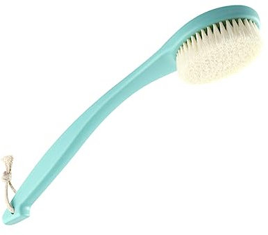 DRESSOOS Bürste Peeling-Körperpeeling Schwamm Faszien-Massagegerät glühen Peeling-Gesichtswäsche exfoliating brush massage brush scincare Körperwäscher Rückenreinigungswäscher p.s Green