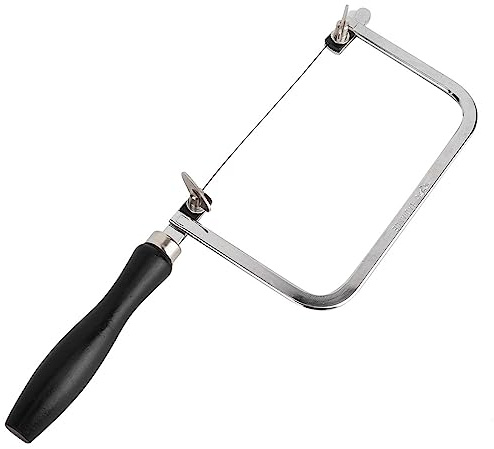 Hoch Präziser Tragbarer Schmucksägen -Bogen mit Ergonomischem Schwarzem U -förmiger Griff für Detaillierte Verarbeitung von Schmuckverarbeitung - Kompakt und Langlebig mit 12 Robusten Klingen